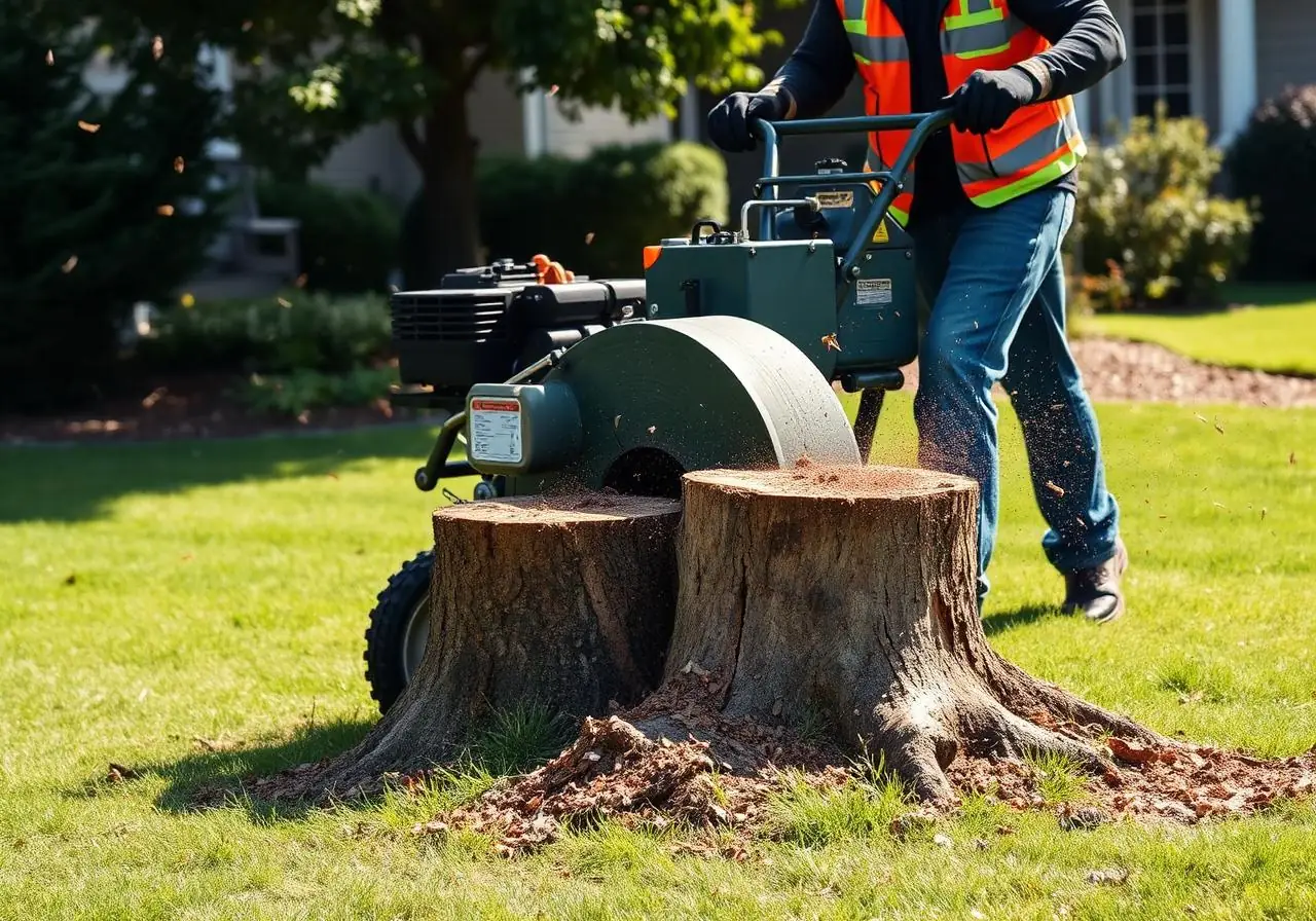 Stump Grinding by Ontario Tree Removal in Hamilton, ON